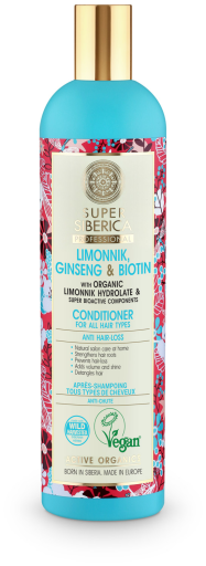 Natura Siberica Apr&egrave;s-shampooing super anti-chute pour tous types de cheveux 400 ml