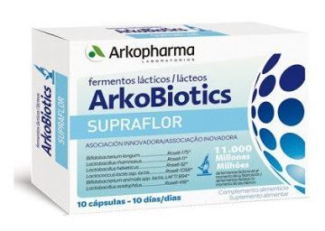 Arkopharma Ferments laitiers Arkobiotics Supraflor 10 capsules