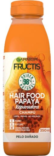 Fructis Fructis Hair Food Apr&egrave;s-shampooing r&eacute;parateur papaye 350 ml