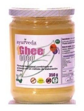 Ghee &agrave; l'huile de noix de coco biologique 350 gr