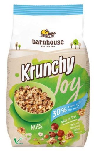 Barnhouse Muesli Krunchy Joy Hazelnuts 375 gr