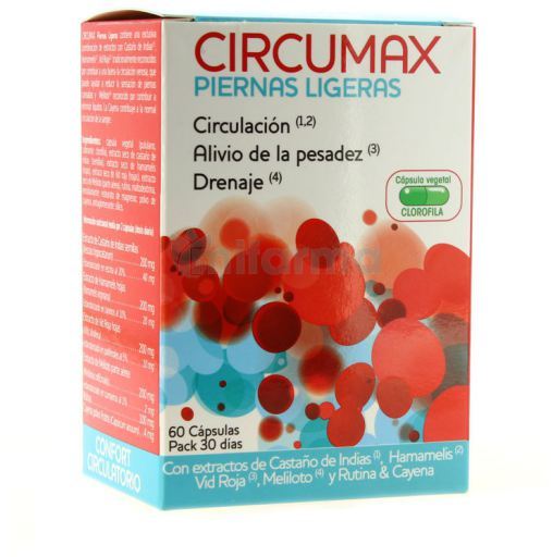 Vaminter Circumax Jambes l&eacute;g&egrave;res 60 g&eacute;lules