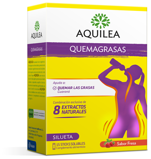 Aquilea Br&ucirc;leur de graisse 15 b&acirc;tonnets solubles