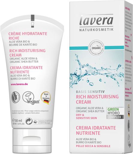 Lavera Basis Sensitiv Cr&egrave;me Riche Hydratante 50 ml