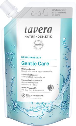 Lavera Basis Sensitiv Soin Doux Savon Mains Recharge 500 ml