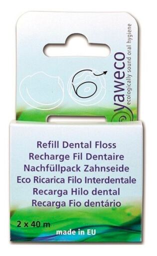 Yaweco Recharge de fil dentaire 2 unit&eacute;s