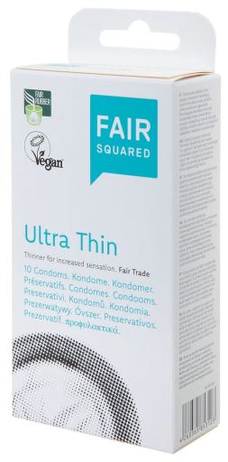 Fair Squared Pr&eacute;servatifs Fair Squared Ultra Thin 10 unit&eacute;s