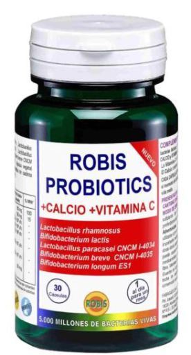 Robis Probiotique + Calcium + Vitamine C 30 G&eacute;lules
