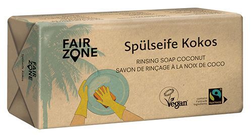 Fair Squared Savon solide pour la vaisselle et les surfaces Coco 500 gr