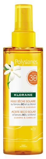 Klorane Polysianes Huile s&egrave;che spf 30 200 ml