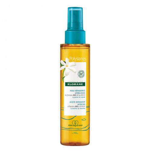 Klorane Huile r&eacute;paratrice pour les polysianes apr&egrave;s soleil 150 ml