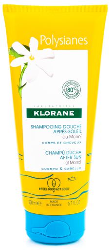 Klorane Shampooing douche apr&egrave;s soleil Polysianes 200 ml