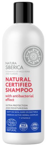 Natura Siberica Shampoing naturel certifi&eacute; &agrave; effet assainissant 400 ml