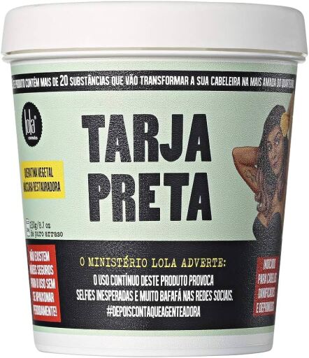 Lola Cosmetics Masque r&eacute;parateur Tarja Preta 230 gr