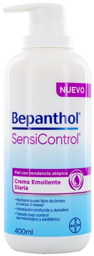 Bepanthol SensiControl Cr&egrave;me &Eacute;molliente Quotidienne 400 ml