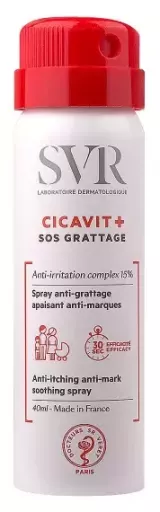 SVR Cicavit+ SOS Grattage Spray Apaisant Anti-D&eacute;mangeaisons 40 ml