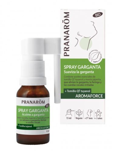Pranarom Spray pour la gorge Aromaforce 15 ml