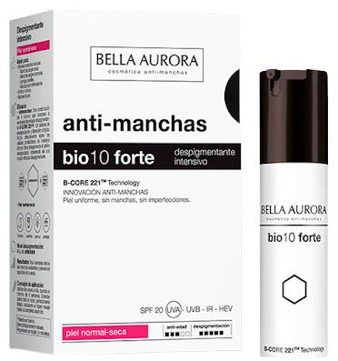 Bella Aurora Bio10 Forte traitement anti-taches pour peaux s&egrave;ches SPF 20 30 ml