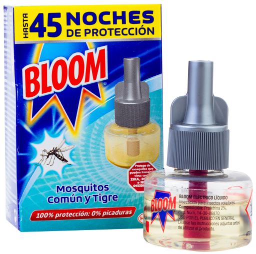 Bloom Moustiques Liquide &Eacute;lectrique Remplacement 45 Nuits