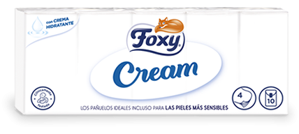 Foxy Cr&egrave;me Visage Tissus Peaux Sensibles 75 unit&eacute;s