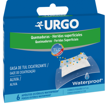 Urgo Pansement pour br&ucirc;lures et plaies superficielles 10x7 4 unit&eacute;s