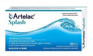 Bausch Lomb Gouttes oculaires Artelac Splash pour les yeux secs 30 x 0,5 ml