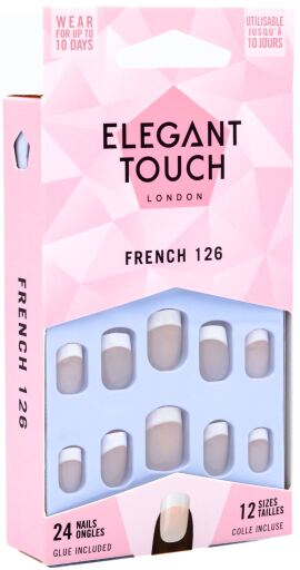 Elegant Touch French Pink 106 Faux Ongles 24 pcs