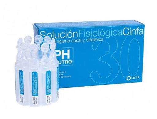 Cinfa Solution physiologique unidose 30 unit&eacute;s
