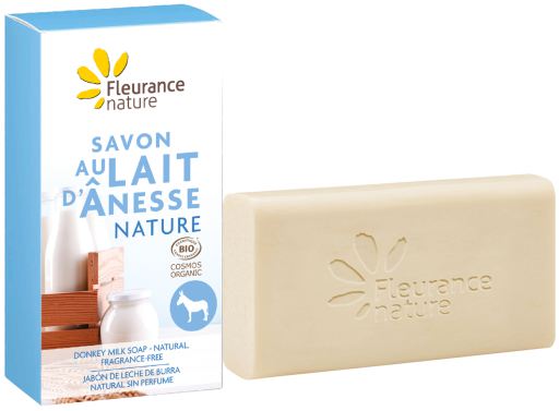 Savon naturel au lait d'&acirc;nesse sans parfums