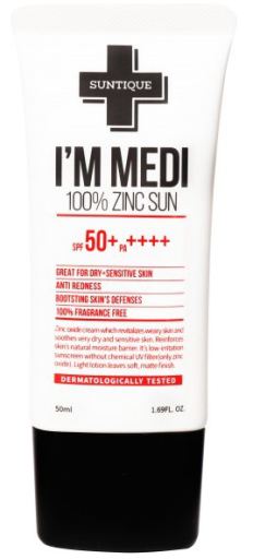 Suntique I'm Medi 100% Zinc Solaire SPF 50+ 50 ml