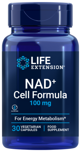 Life Extension NAD+ Formule Cellulaire 100mg 30 G&eacute;lules