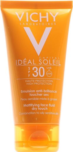 Vichy Capital Soleil Fluide Visage Matifiant Toucher Sec 50 ml