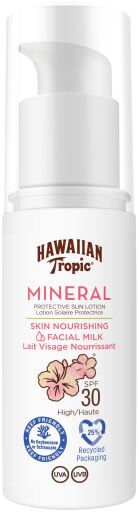 Hawaiian Tropic Lait Min&eacute;ral Nourrissant Visage SPF 30 50 ml