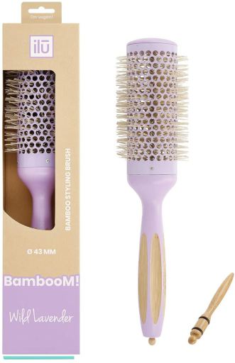 Tools For Beauty Brosse Bambou Ronde 43mm Lavande Sauvage