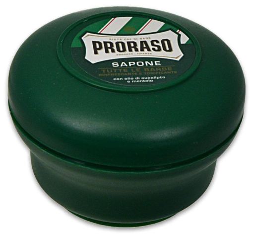 Savon &agrave; Raser Rafra&icirc;chissant Green Line en pot 150 ml