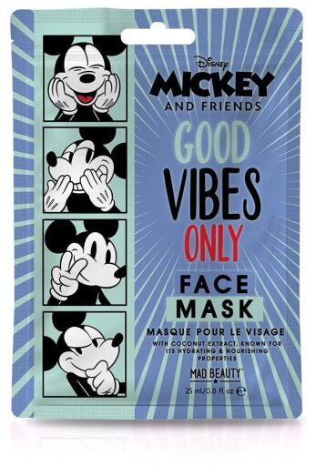 Mad Beauty Masque Visage Mickey 1 Unit&eacute;