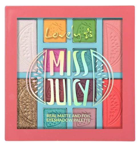 Lovely Palette de fards &agrave; paupi&egrave;res Miss Juicy