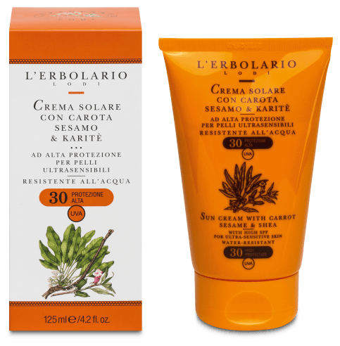 cr&egrave;me solaire pour peaux ultrasensibles SPF 30 125 ml