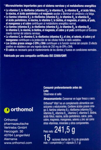 Orthomol Sachets granul&eacute;s Vital F