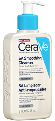 Cerave Gel nettoyant anti-rugosit&eacute;s SA pour peaux normales &agrave; s&egrave;ches 236 ml
