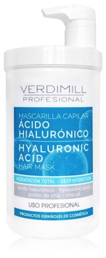Verdimill masque capillaire professionnel &agrave; l'acide hyaluronique 970 ml