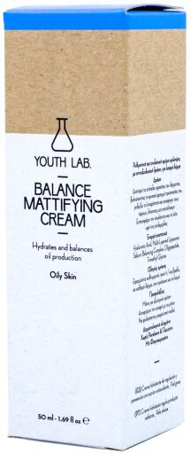 Youth Lab Cr&egrave;me matifiante Balance pour peaux grasses 50 ml