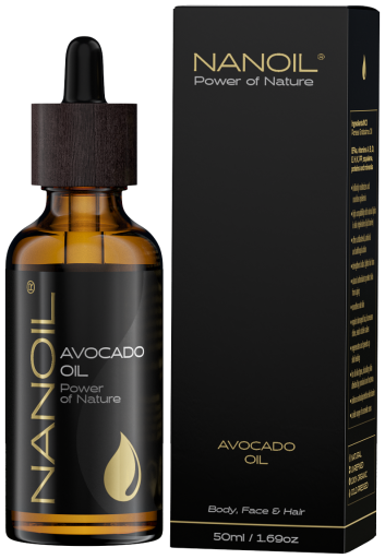 Nanoil Huile d'Avocat Corps, Visage et Cheveux 50 ml