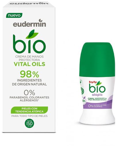 Eudermin Cr&egrave;me mains protectrice + D&eacute;odorant roll-on