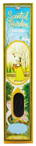 Radhe Shyam B&acirc;ton d'Encens Scented Garden Benjoin 12 unit&eacute;s