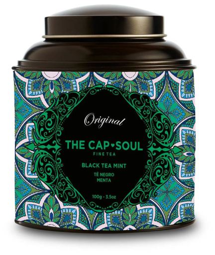 Th&eacute; &agrave; la menthe noire en vrac 100 gr
