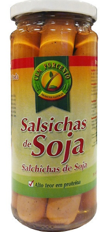 Cem Porcento Pot de Soja Saucisse L&eacute;gumes 390 gr