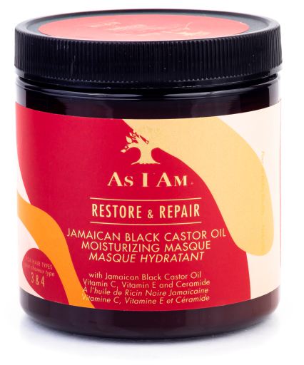 Restore &amp; Repair Masque &agrave; l'huile de ricin noir jama&iuml;cain 227 gr