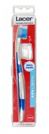 Lacer Brosse &agrave; Dents Moyenne Petite T&ecirc;te 1 Unit&eacute;