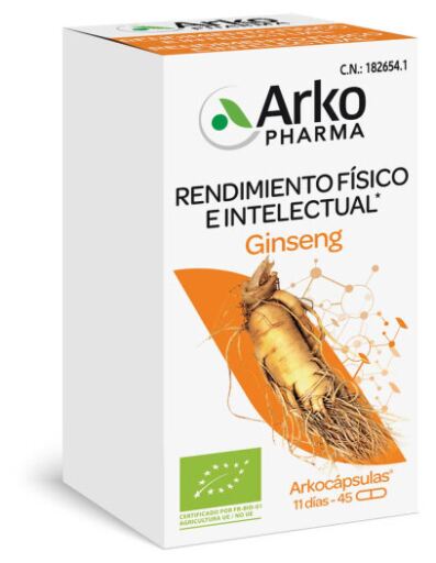 Arkopharma Arkog&eacute;lules Ginseng 45 G&eacute;lules